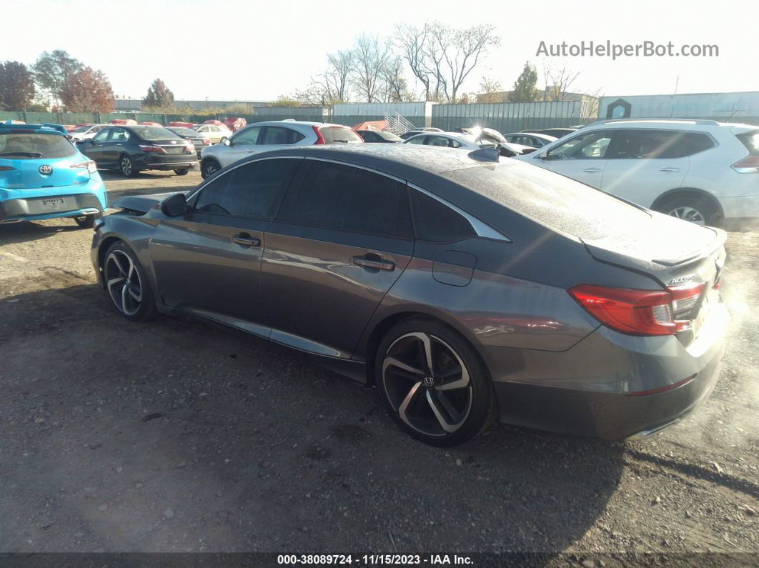 2019 Honda Accord Sport 2.0t Gray vin: 1HGCV2F30KA002874