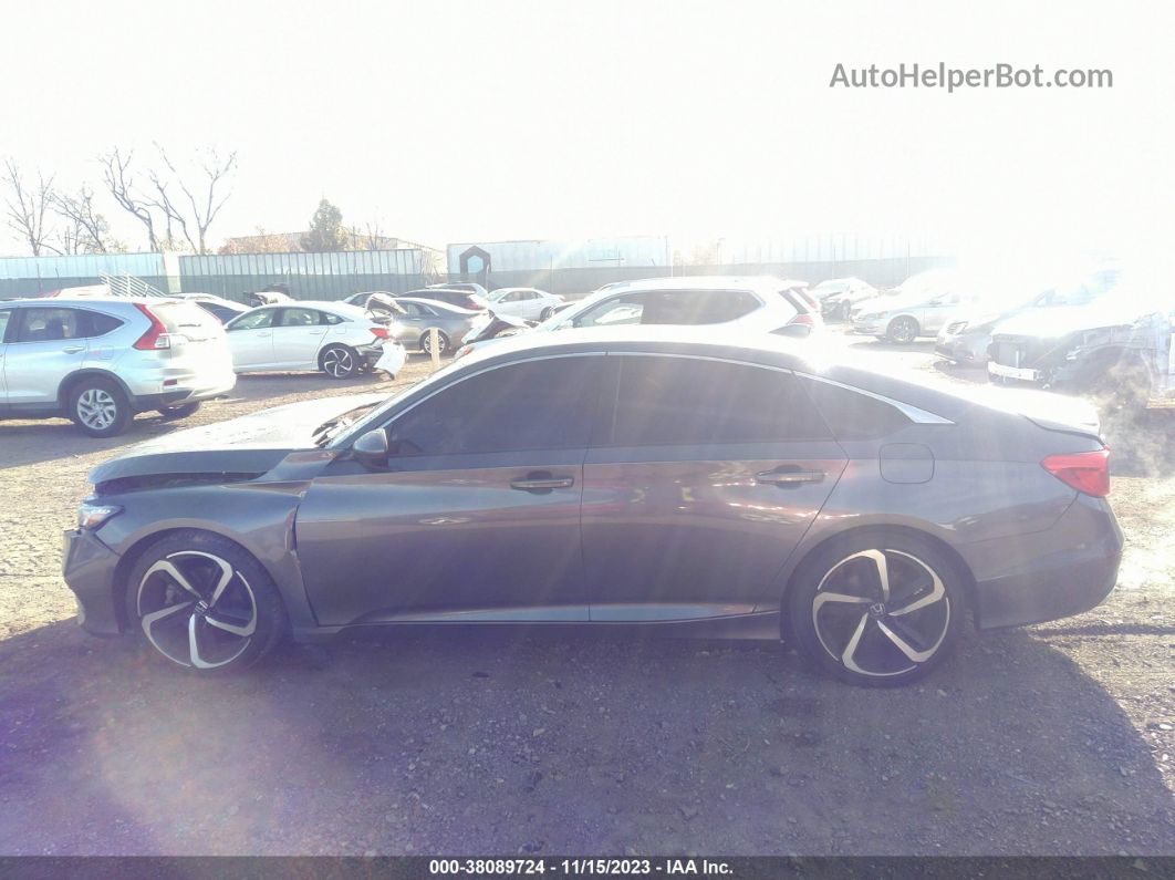 2019 Honda Accord Sport 2.0t Gray vin: 1HGCV2F30KA002874