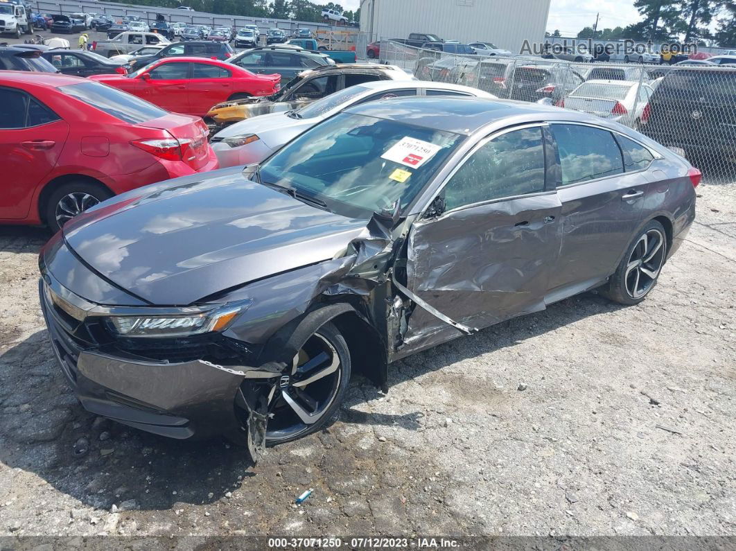 2019 Honda Accord Sedan Sport 2.0t Gray vin: 1HGCV2F30KA024700