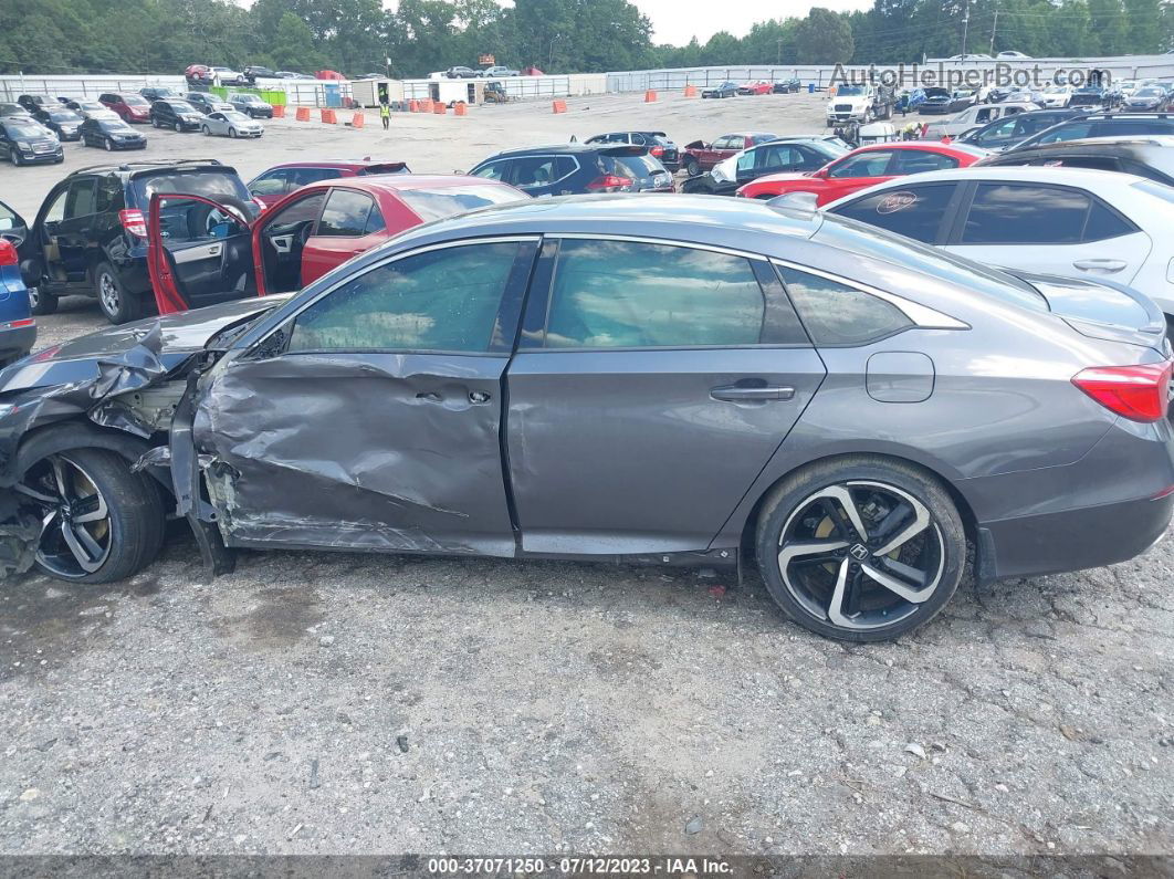 2019 Honda Accord Sedan Sport 2.0t Gray vin: 1HGCV2F30KA024700