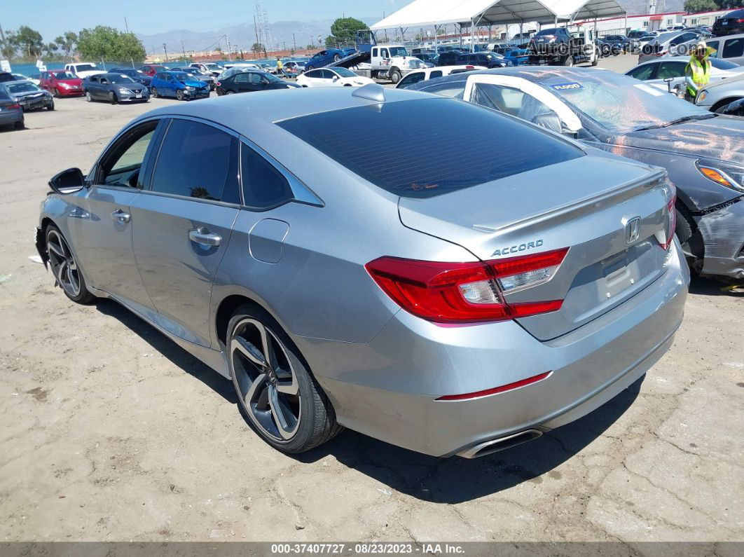 2019 Honda Accord Sedan Sport 2.0t Silver vin: 1HGCV2F30KA025149