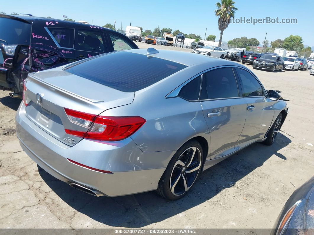 2019 Honda Accord Sedan Sport 2.0t Silver vin: 1HGCV2F30KA025149