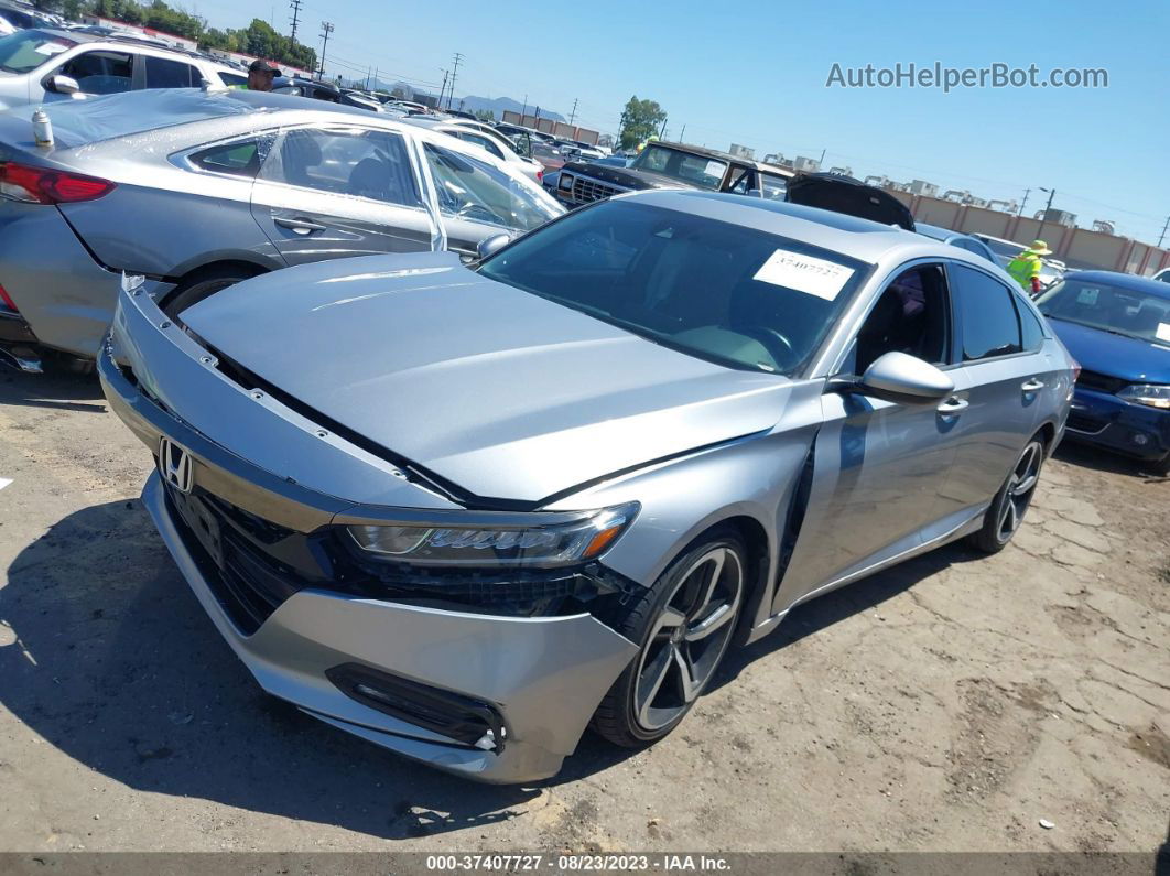 2019 Honda Accord Sedan Sport 2.0t Silver vin: 1HGCV2F30KA025149