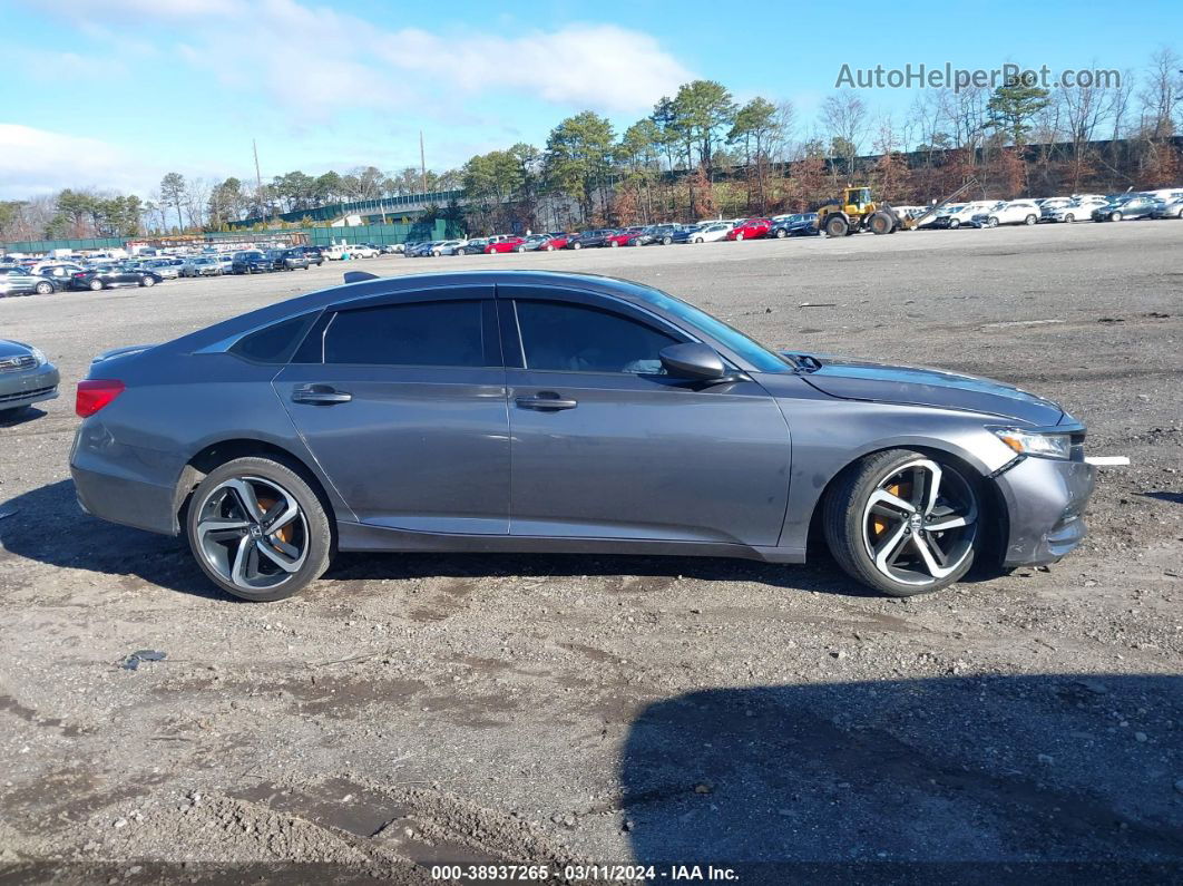 2020 Honda Accord Sport 2.0t Gray vin: 1HGCV2F30LA010152