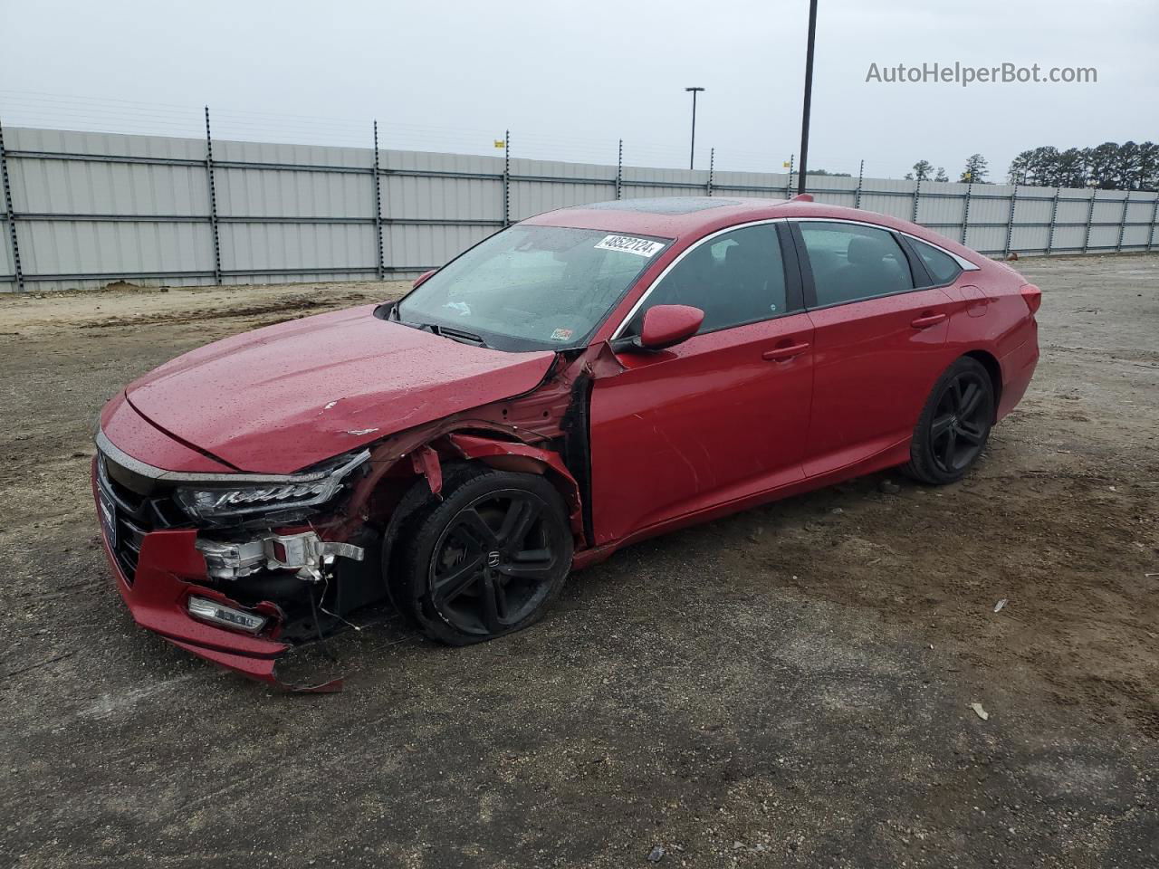 2018 Honda Accord Sport Red vin: 1HGCV2F31JA019617