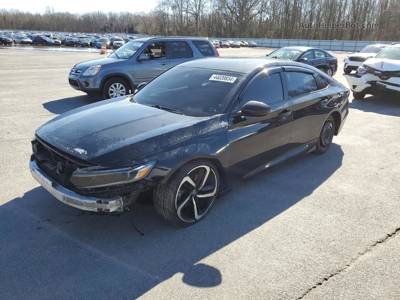 2019 Honda Accord Sport Black vin: 1HGCV2F31KA011275