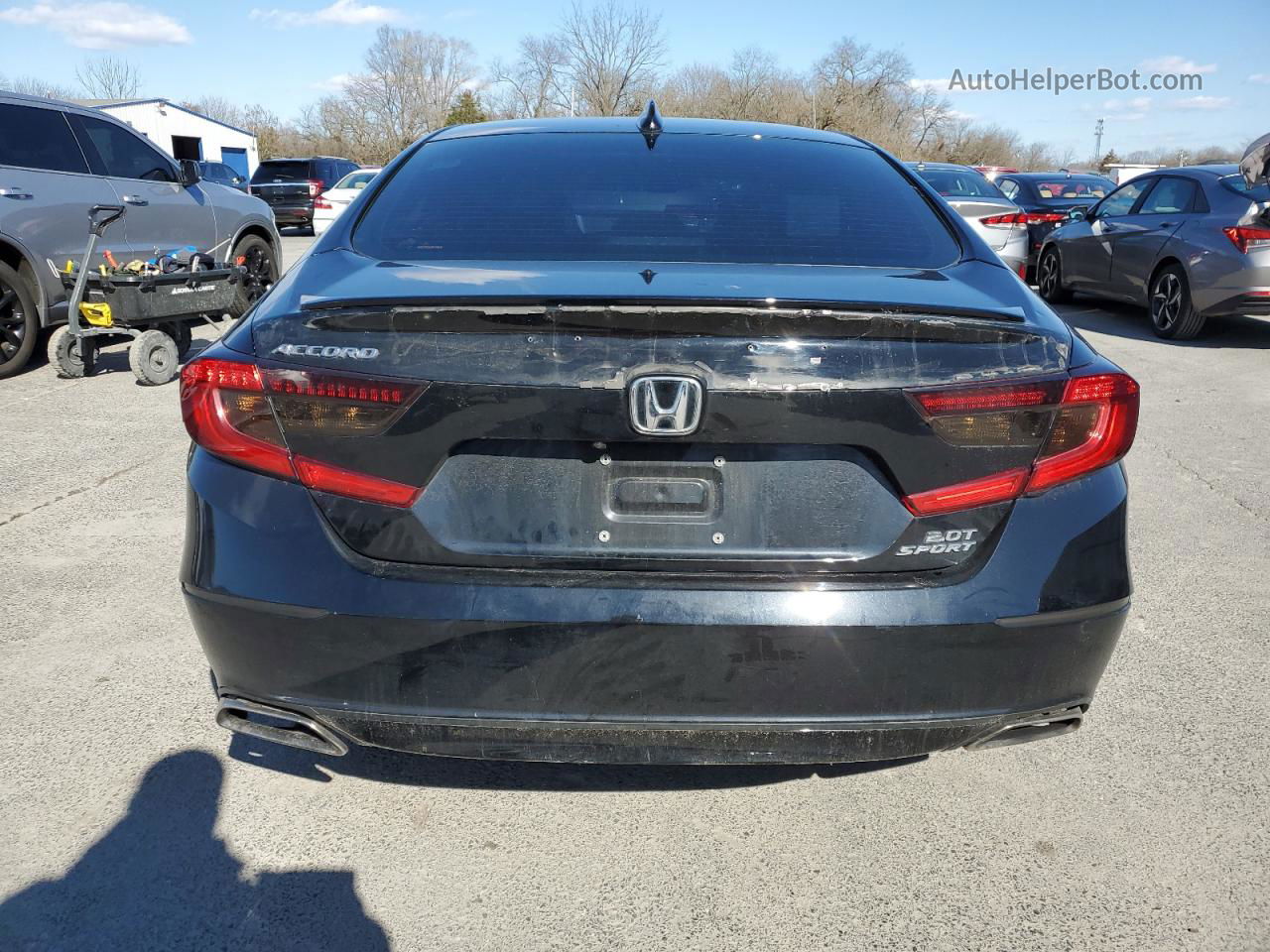 2019 Honda Accord Sport Black vin: 1HGCV2F31KA011275