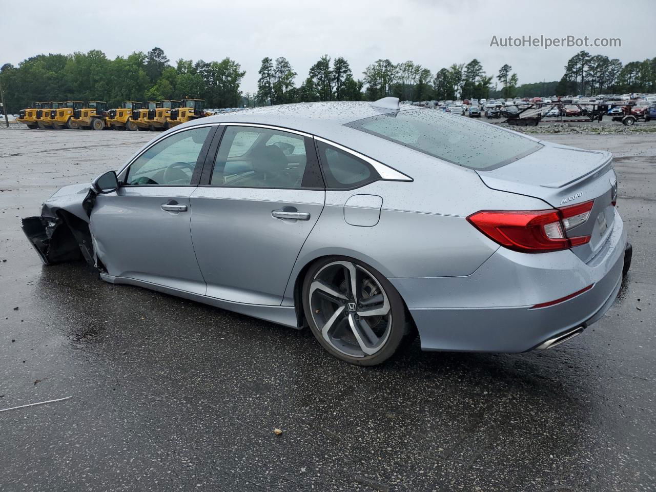 2019 Honda Accord Sport Silver vin: 1HGCV2F31KA012751