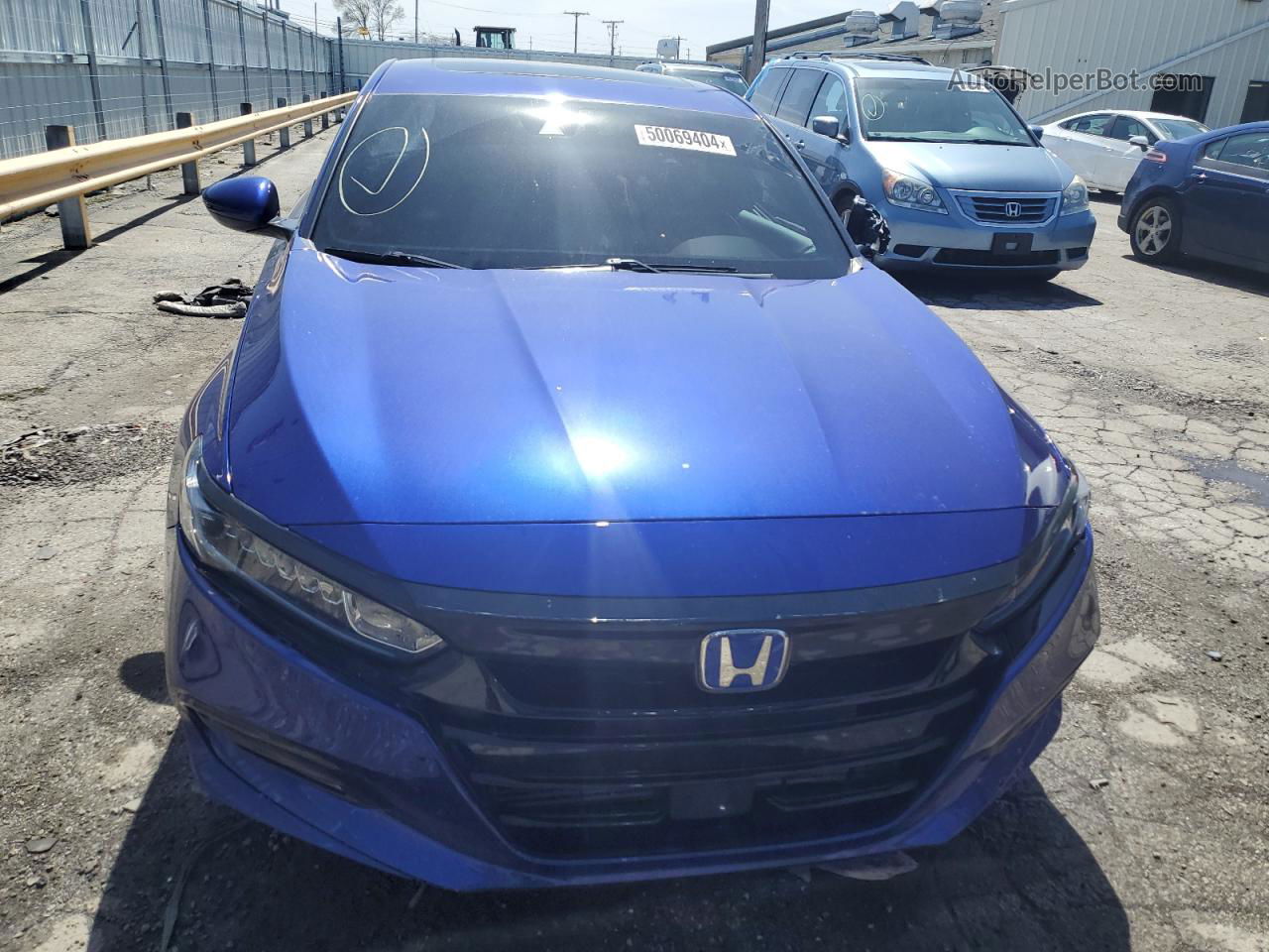 2019 Honda Accord Sport Blue vin: 1HGCV2F31KA032823