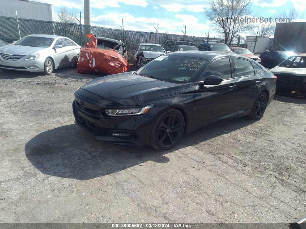 2020 Honda Accord Sport 2.0t Черный vin: 1HGCV2F31LA007289