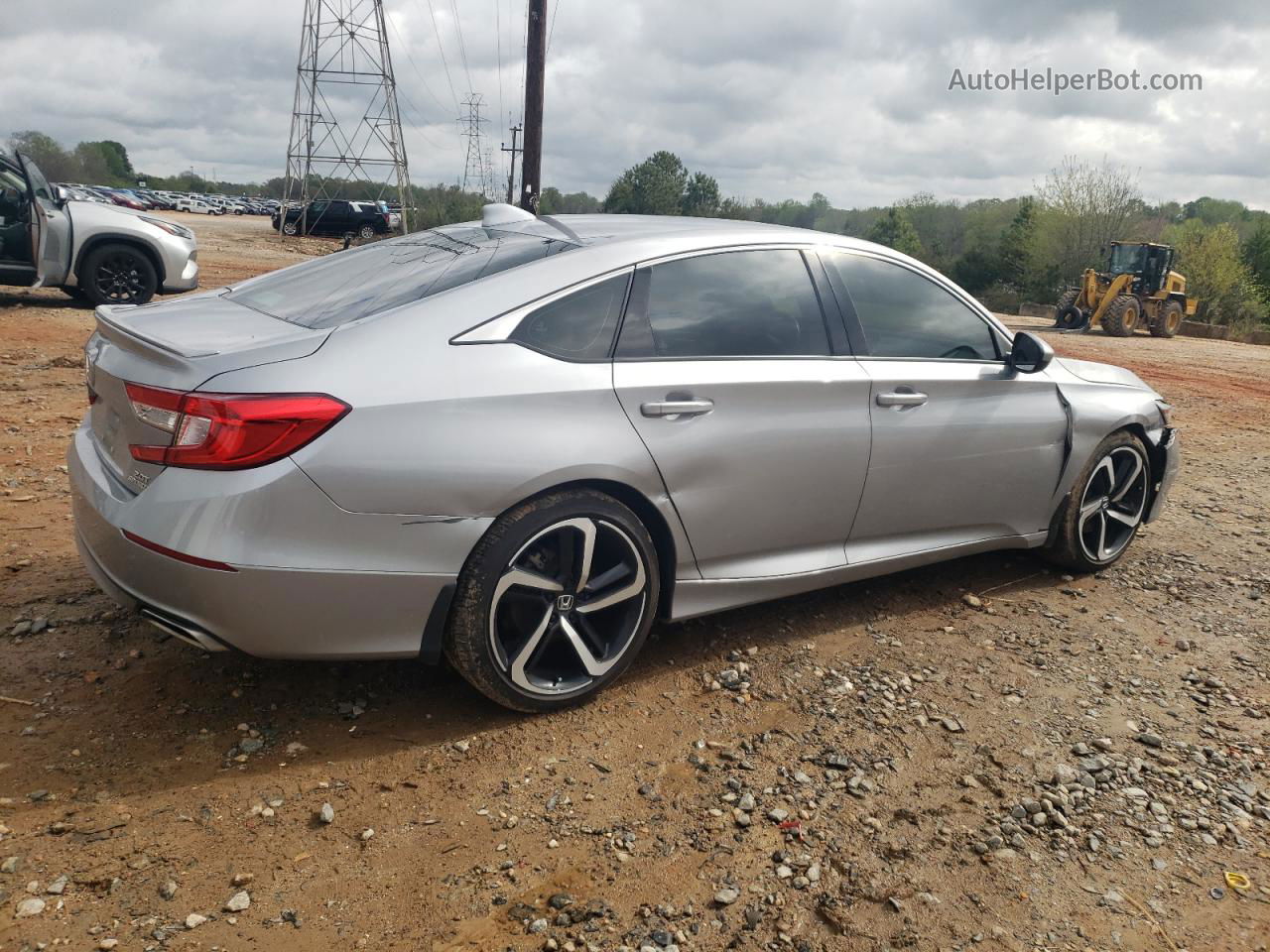 2020 Honda Accord Sport Silver vin: 1HGCV2F31LA029678