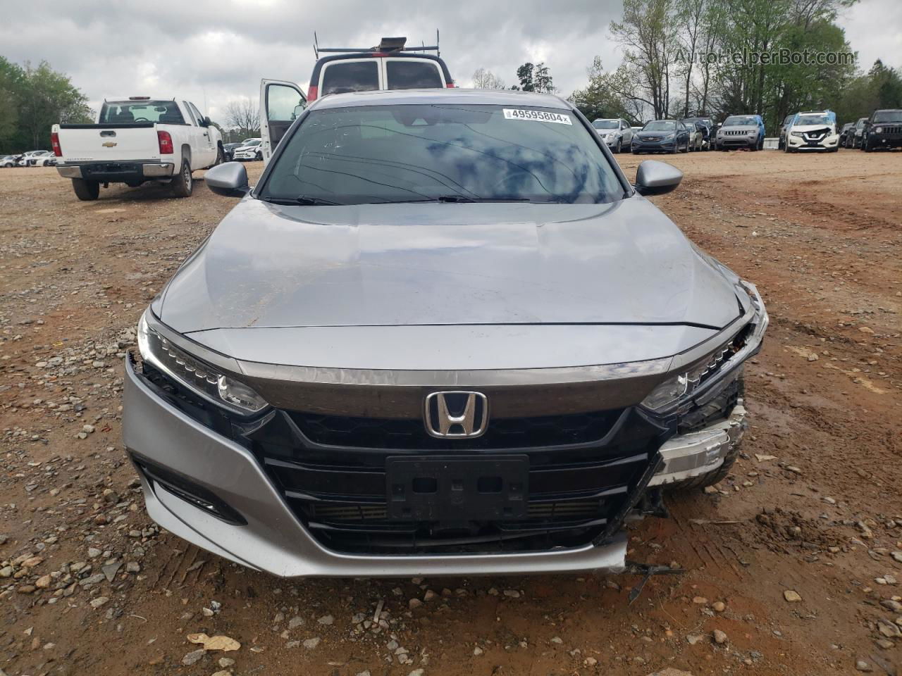 2020 Honda Accord Sport Silver vin: 1HGCV2F31LA029678