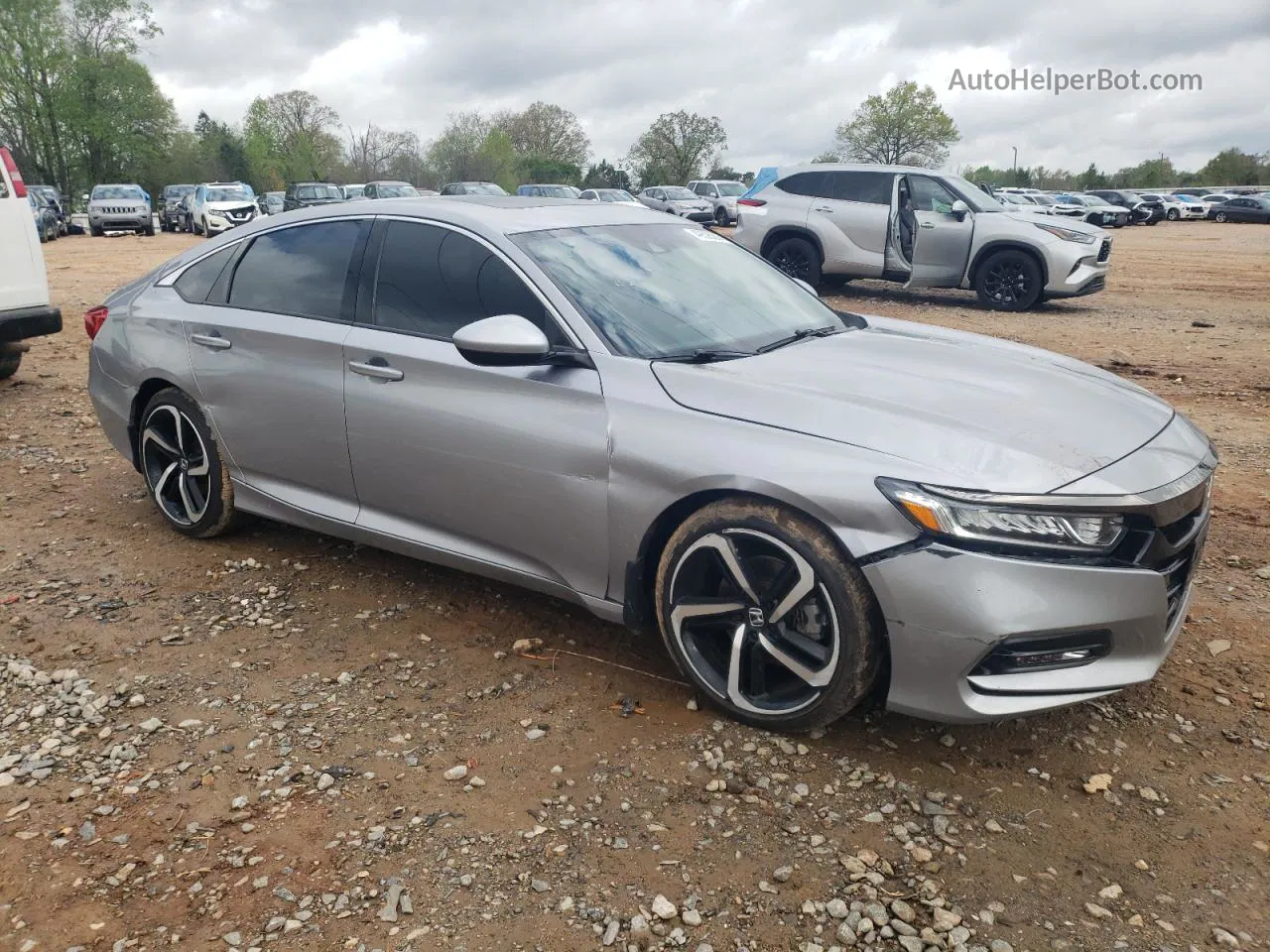 2020 Honda Accord Sport Silver vin: 1HGCV2F31LA029678