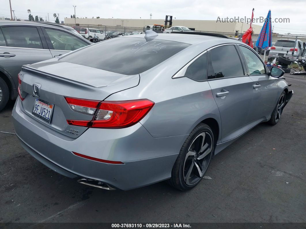 2019 Honda Accord Sedan Sport 2.0t Silver vin: 1HGCV2F32KA023130