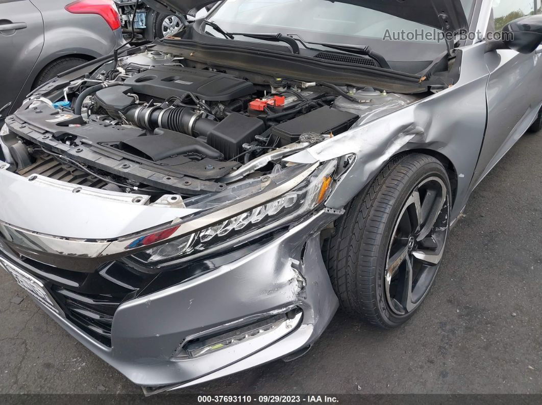 2019 Honda Accord Sedan Sport 2.0t Silver vin: 1HGCV2F32KA023130