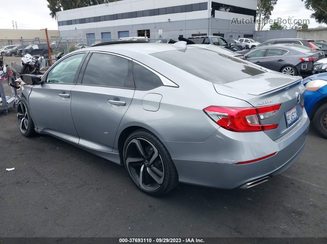 2019 Honda Accord Sedan Sport 2.0t Silver vin: 1HGCV2F32KA023130