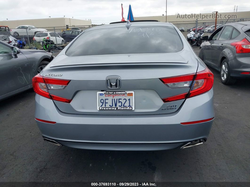 2019 Honda Accord Sedan Sport 2.0t Silver vin: 1HGCV2F32KA023130