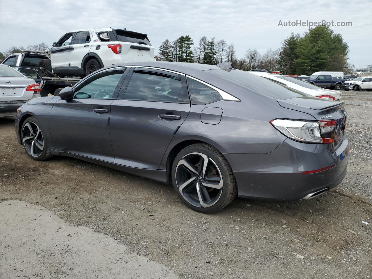 2019 Honda Accord Sport Gray vin: 1HGCV2F32KA026545