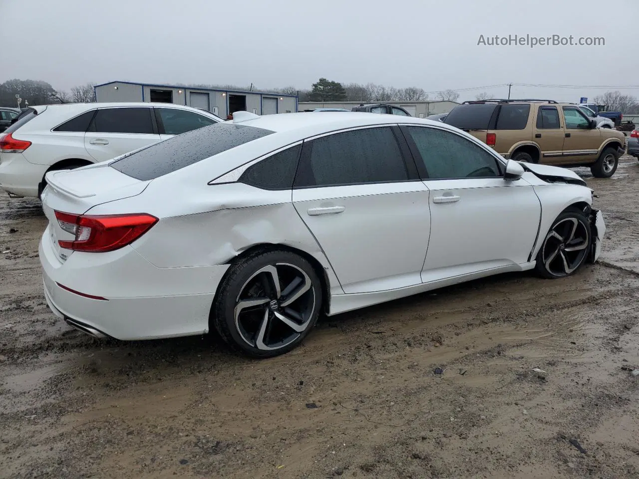 2019 Honda Accord Sport Белый vin: 1HGCV2F33KA018213