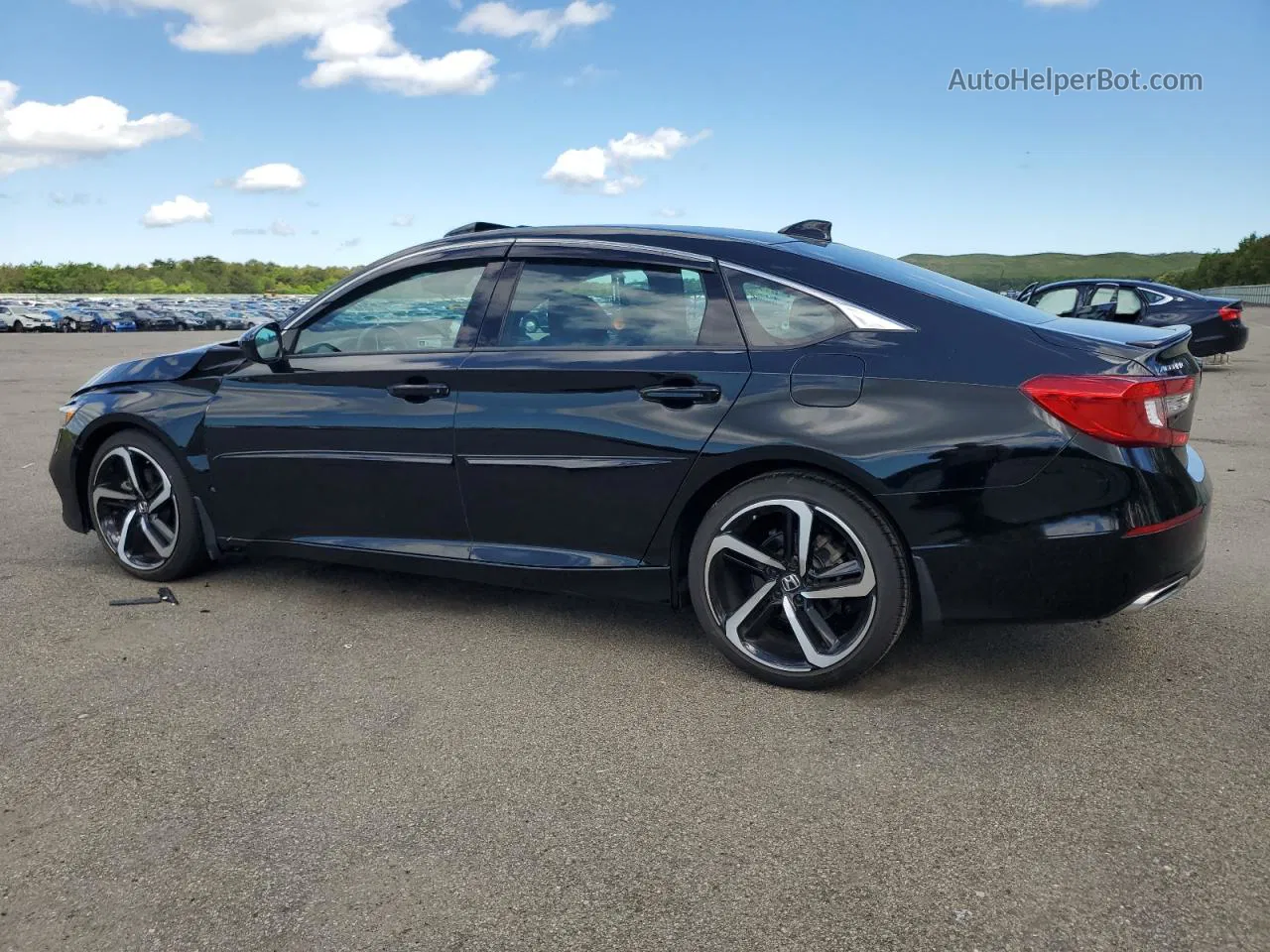 2019 Honda Accord Sport Черный vin: 1HGCV2F34KA005437