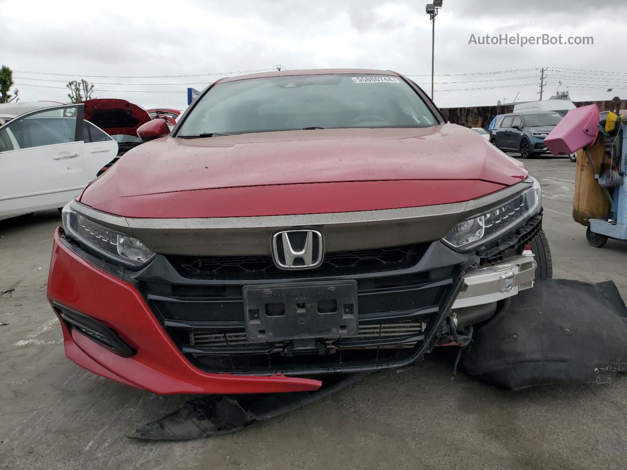 2019 Honda Accord Sport Red vin: 1HGCV2F34KA026224