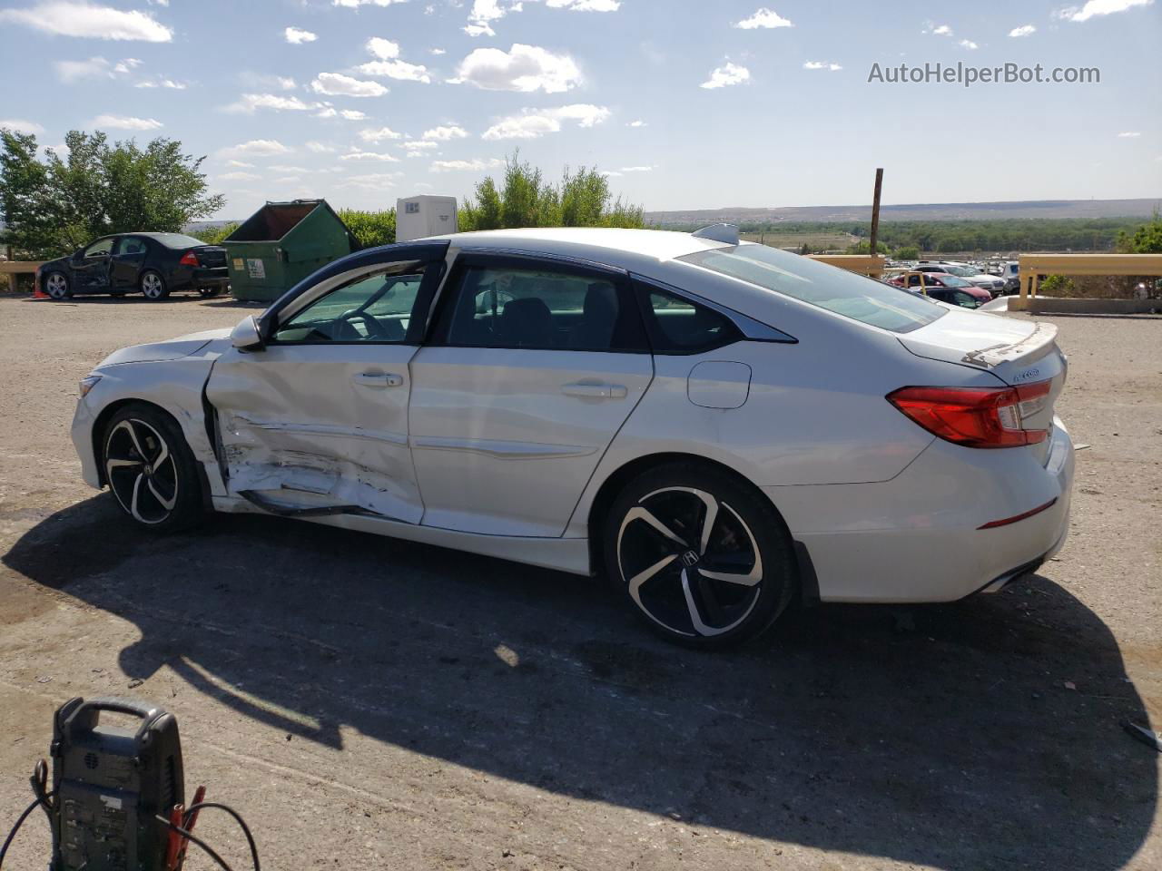 2020 Honda Accord Sport White vin: 1HGCV2F34LA013927