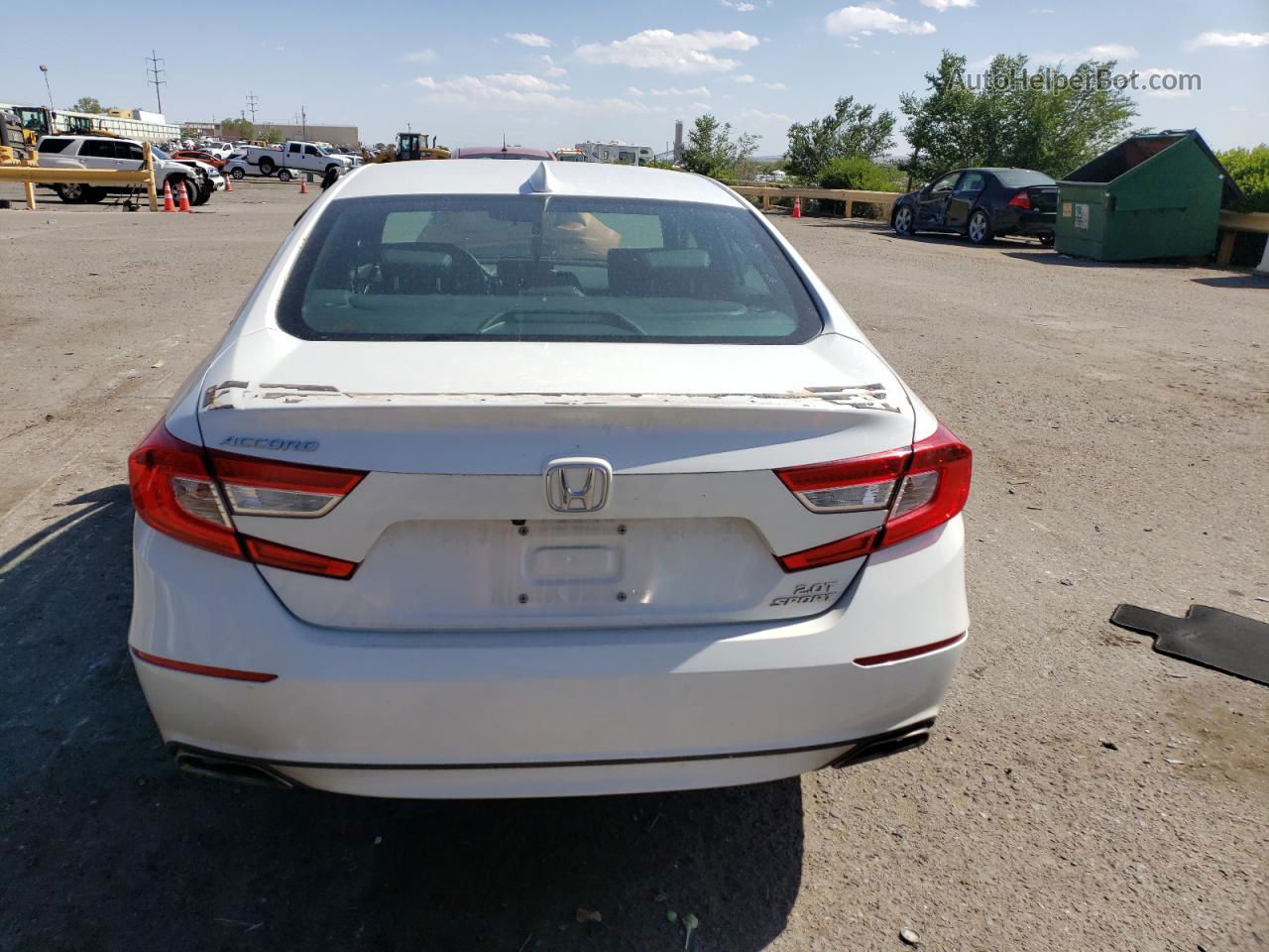 2020 Honda Accord Sport White vin: 1HGCV2F34LA013927