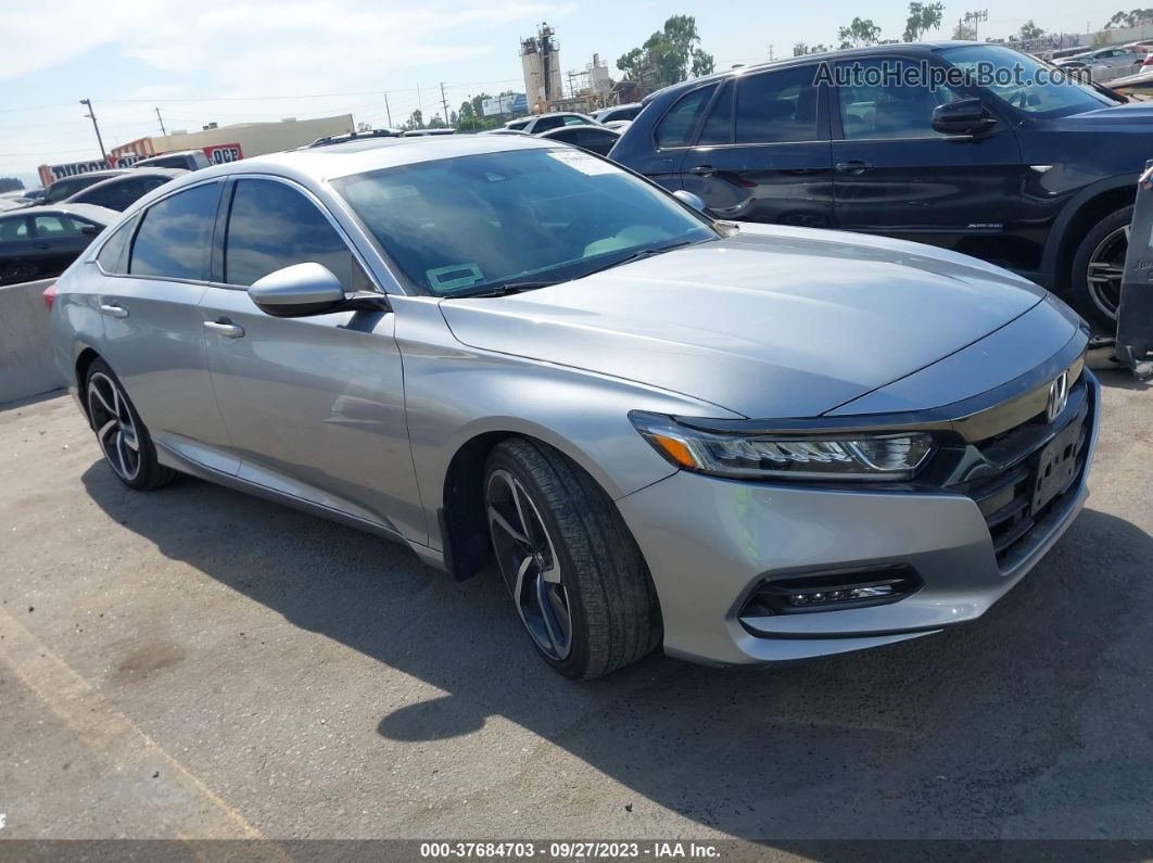 2020 Honda Accord Sport 2.0t Gray vin: 1HGCV2F34LA021915