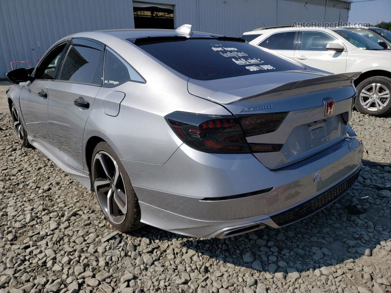 2018 Honda Accord Sport Silver vin: 1HGCV2F35JA002951