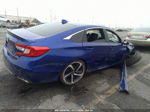 2018 Honda Accord Sport 2.0t Blue vin: 1HGCV2F35JA007065