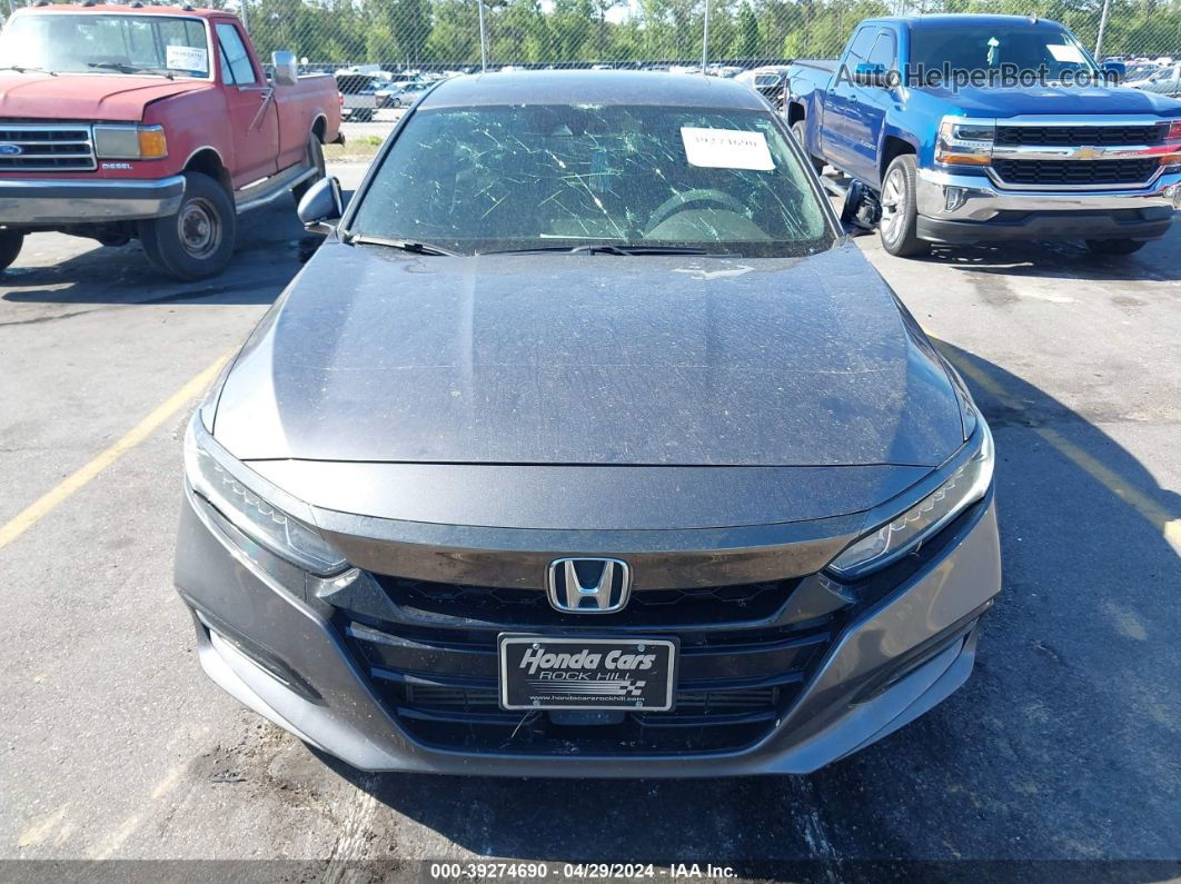 2018 Honda Accord Sport 2.0t Gray vin: 1HGCV2F35JA027784