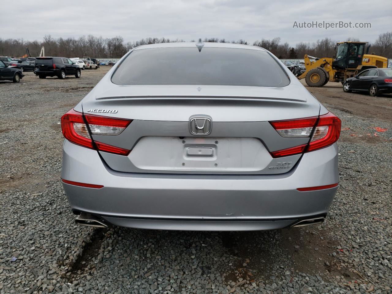 2019 Honda Accord Sport Silver vin: 1HGCV2F35KA009500