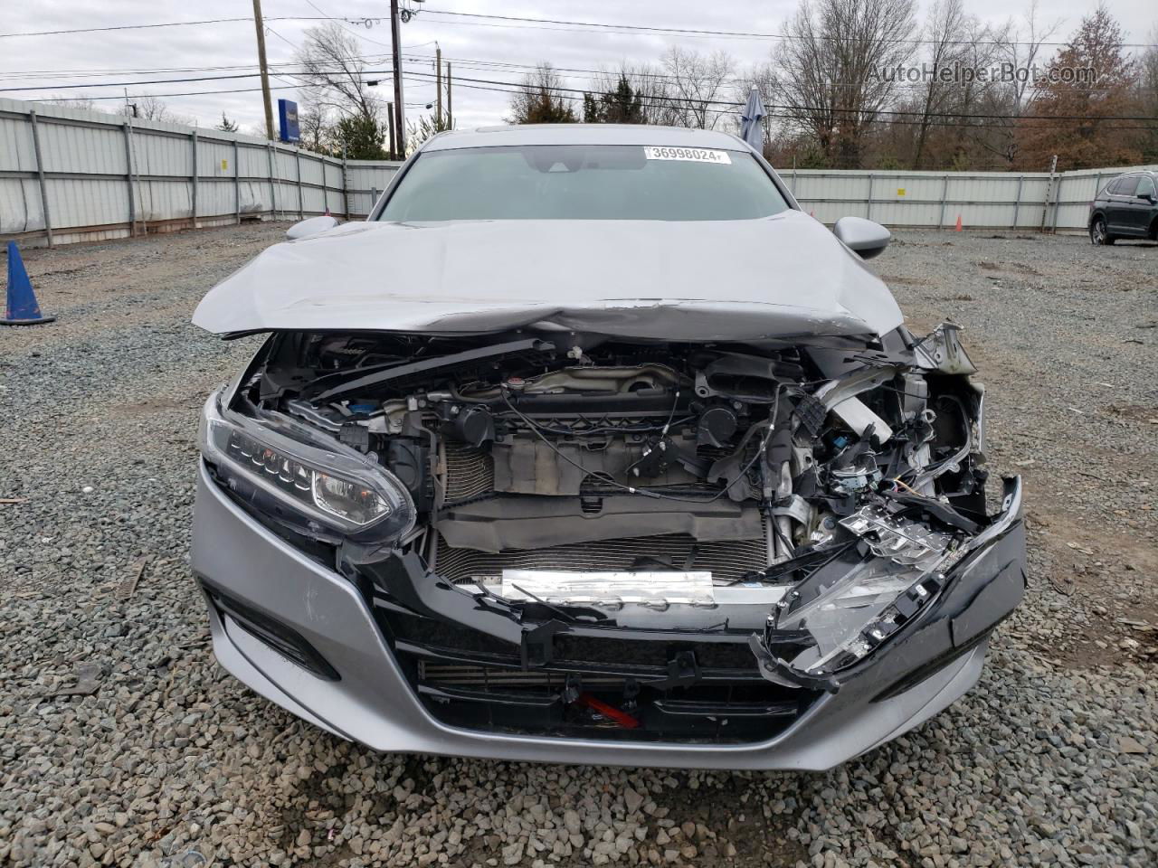 2019 Honda Accord Sport Silver vin: 1HGCV2F35KA009500