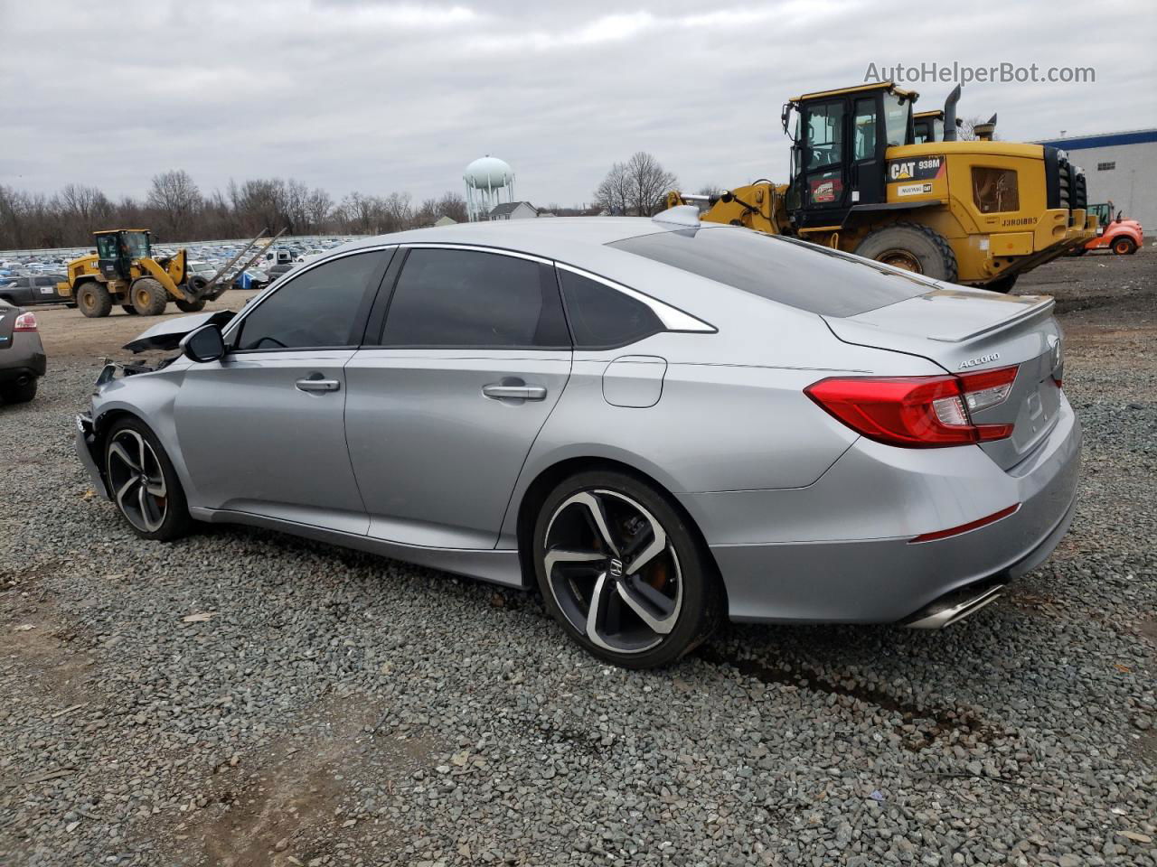 2019 Honda Accord Sport Silver vin: 1HGCV2F35KA009500