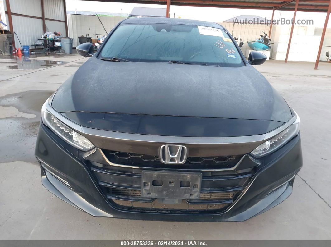 2019 Honda Accord Sport 2.0t Black vin: 1HGCV2F35KA014857