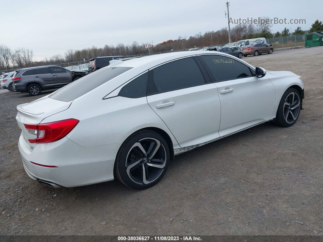 2020 Honda Accord Sedan Sport White vin: 1HGCV2F35LA008476