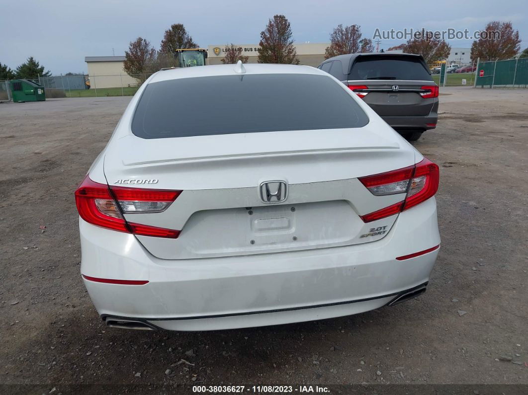 2020 Honda Accord Sedan Sport White vin: 1HGCV2F35LA008476