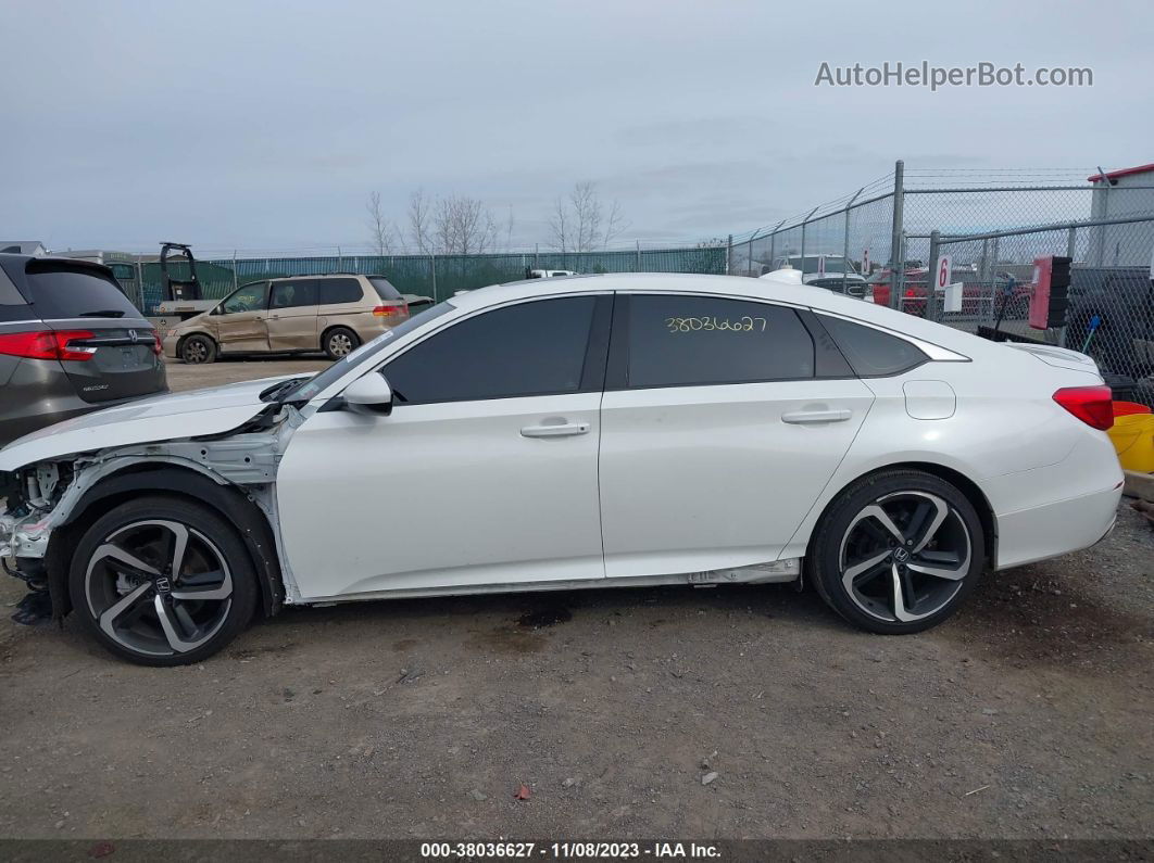 2020 Honda Accord Sedan Sport White vin: 1HGCV2F35LA008476