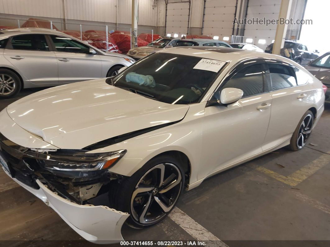 2020 Honda Accord Sedan Sport White vin: 1HGCV2F35LA027657