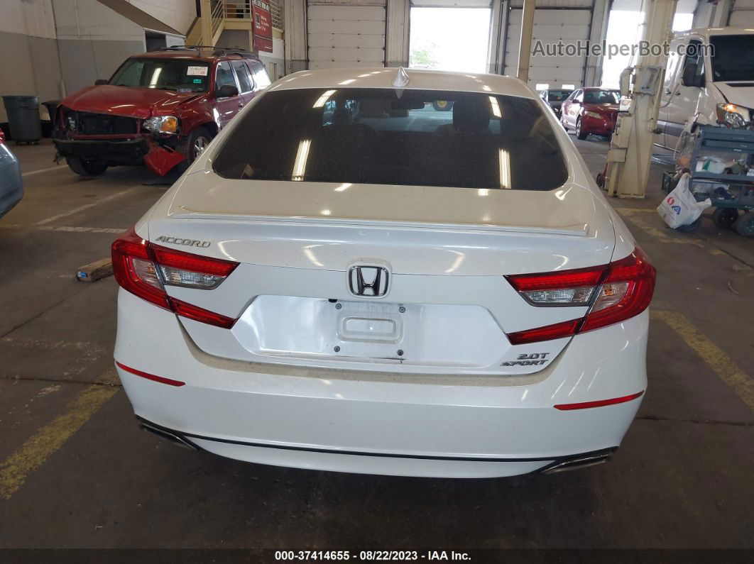 2020 Honda Accord Sedan Sport White vin: 1HGCV2F35LA027657