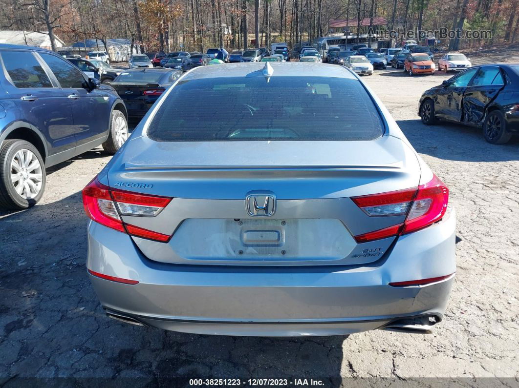 2019 Honda Accord Sport 2.0t Light Blue vin: 1HGCV2F36KA031246