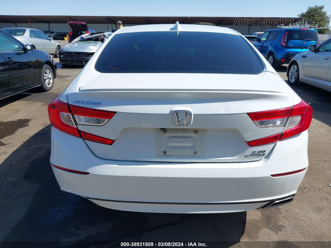 2019 Honda Accord Sport 2.0t Белый vin: 1HGCV2F37KA006890