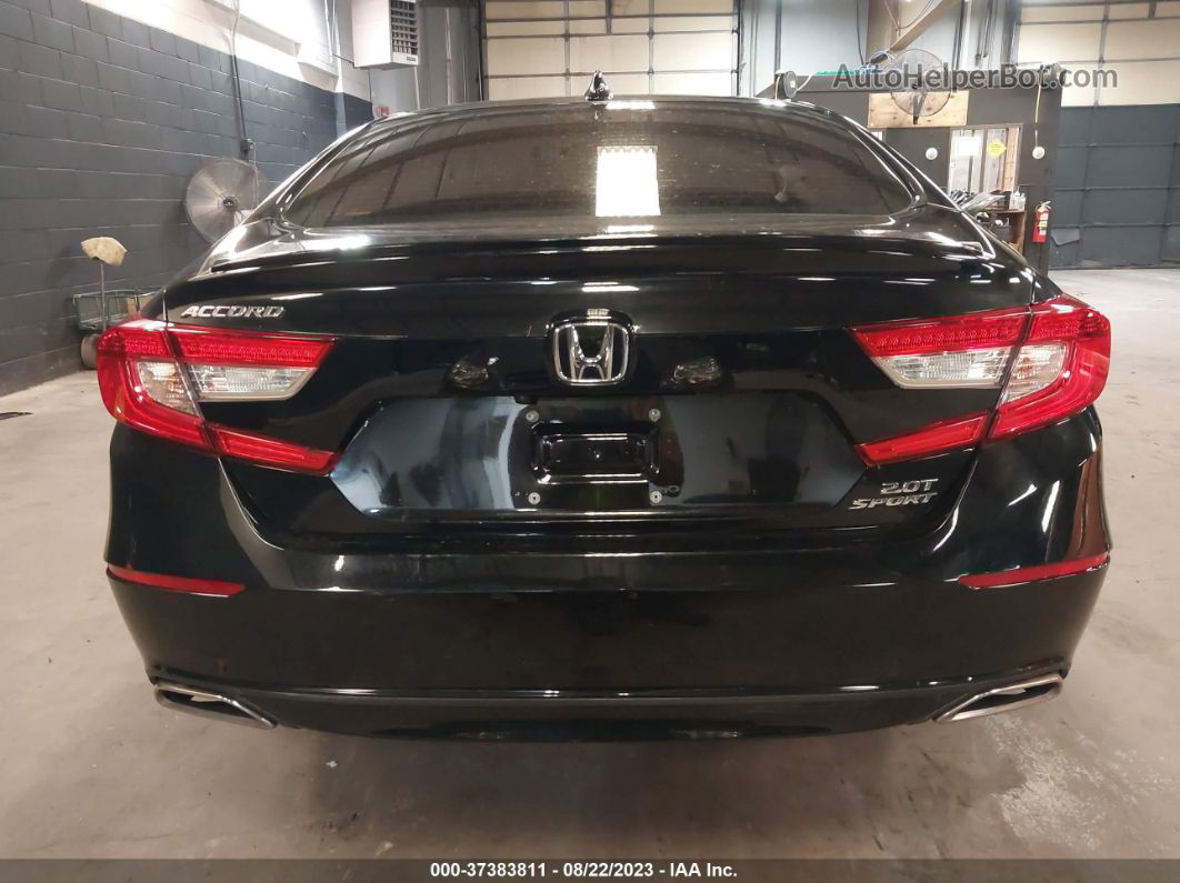 2019 Honda Accord Sedan Sport 2.0t Black vin: 1HGCV2F37KA030347