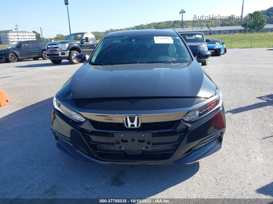 2020 Honda Accord Sport 2.0t Black vin: 1HGCV2F37LA022234