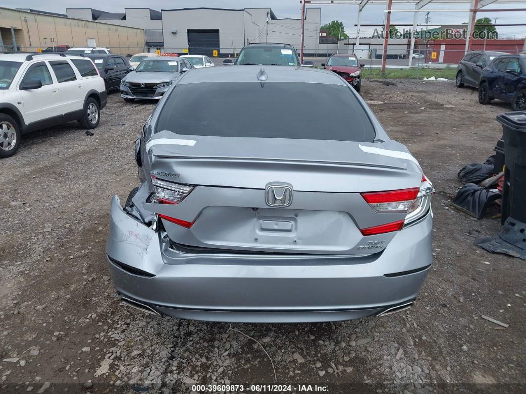 2018 Honda Accord Sport 2.0t Silver vin: 1HGCV2F38JA015242