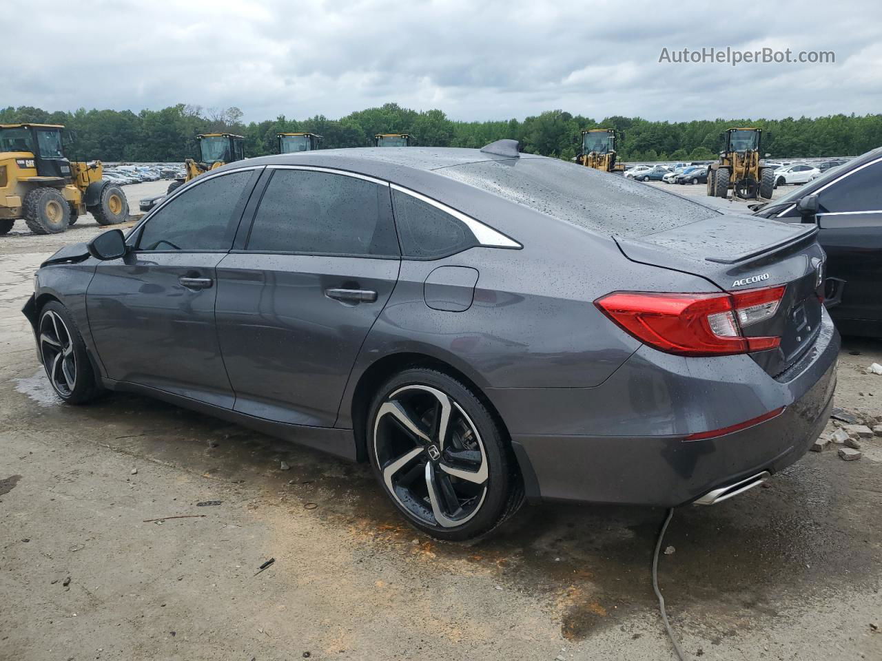 2019 Honda Accord Sport Gray vin: 1HGCV2F38KA002833