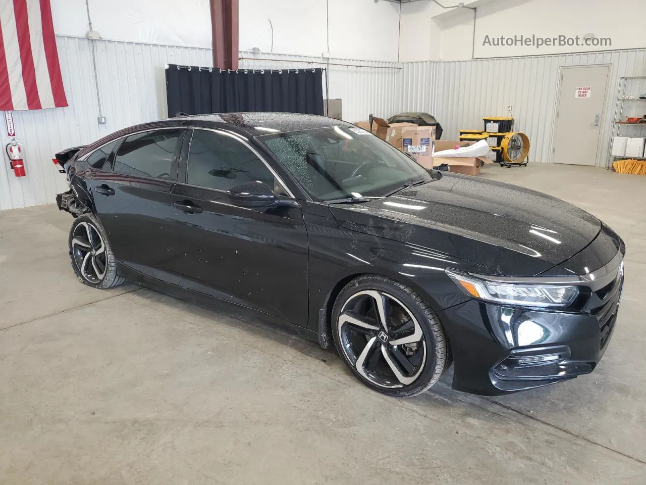 2019 Honda Accord Sport Black vin: 1HGCV2F38KA004565