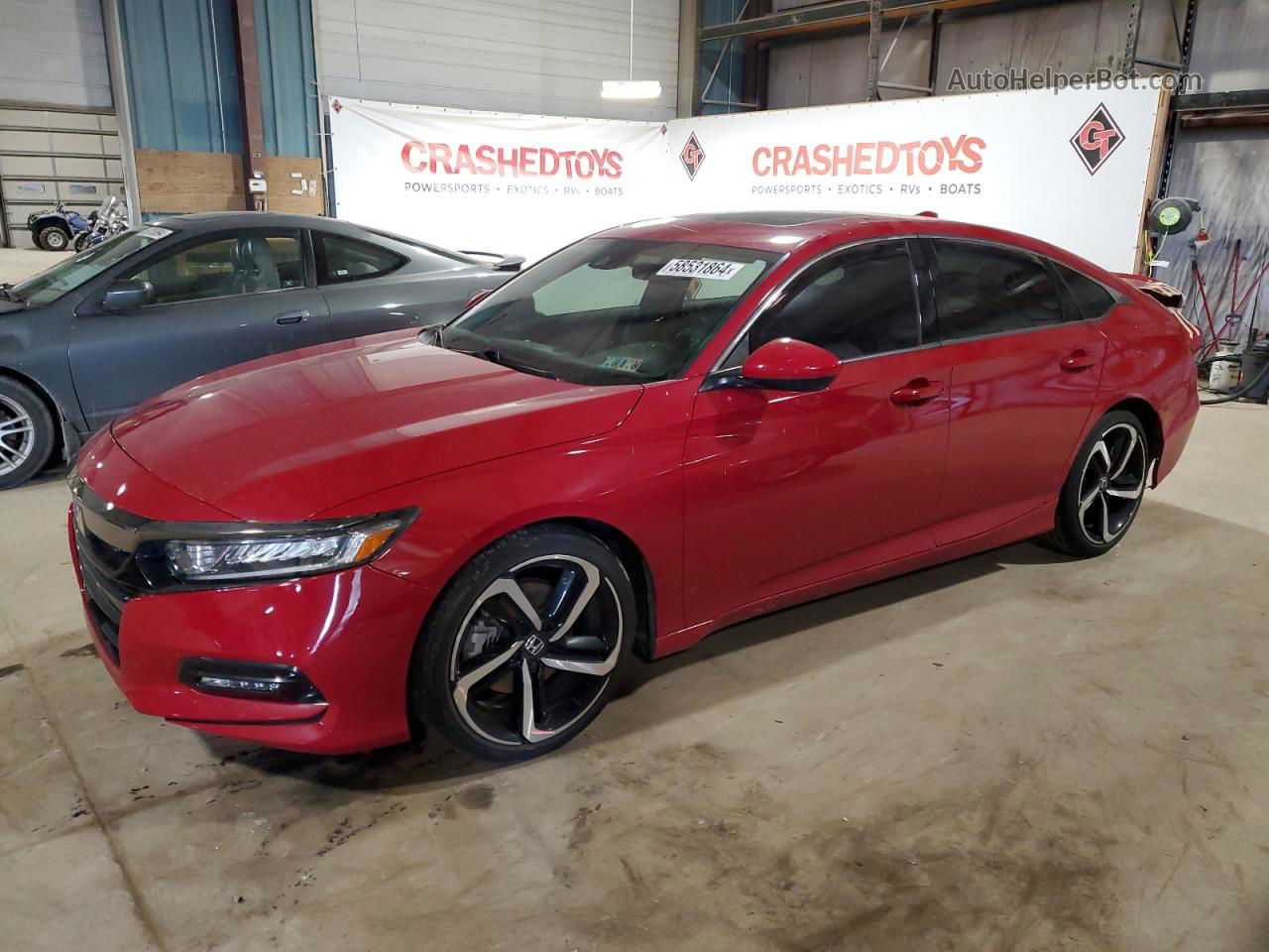 2019 Honda Accord Sport Red vin: 1HGCV2F38KA005781