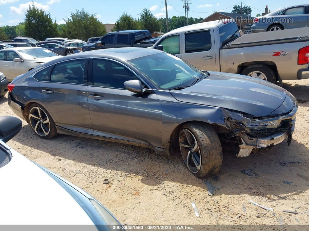 2020 Honda Accord Sport 2.0t Gray vin: 1HGCV2F38LA023697