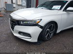 2018 Honda Accord Sedan Sport 2.0t White vin: 1HGCV2F39JA015041